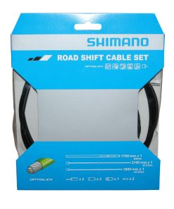 Transmission Derailleur Shimano Noir-Cable Optislik (Kit Transmission 2Cables-2 Gaines)