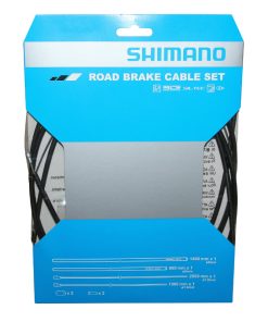 Transmission Frein Route Shimano Noir-Cable Teflon (Kit Transmission 2Cables-2 Gaines)