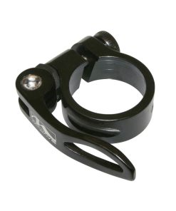 Collier Serrage Tige de Selle Rapide Alu Noir Diam 28,6 mm