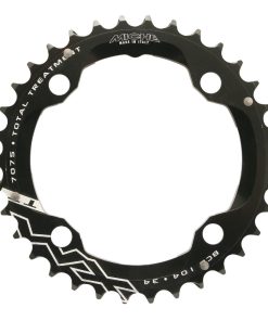 Plateau Vae-E-Bike 4 Branches D.104 Pour Yamaha Miche 34 Dents Mono Noir Alu 7075