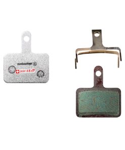 Plaquette de Frein VTT Shimano Deore M515,M486,M485,M575,M395 (Swissstop Organic - Disc 15E) (Paire Sur Carte) - Compatible Vae