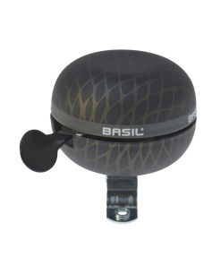Sonnette Timbre Basil Noir Noir Metal Diam 60mm (Vendu A L'Unite) Fixation 22,2-25,4mm