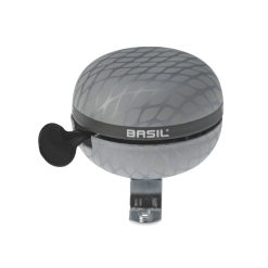 Sonnette Timbre Basil Noir Argent Metal Diam 60mm (Vendu A L'Unite) Fixation 22,2-25,4mm