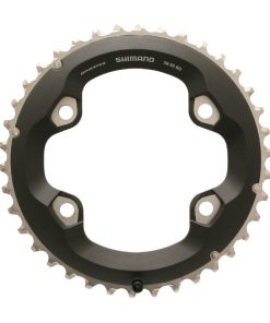Plateau VTT 4 Branches D.96 Pour Shimano Slx M7000 Double 38 Dents Exterieur Origine 11V.