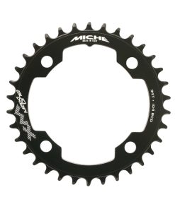 Plateau Vae-E-Bike 4 Branches D.104 Pour Brose Miche 34 Dents Mono Noir Alu 7075 Compatible Yamaha