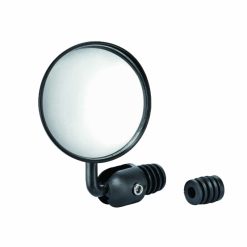 Retroviseur Velo - Trottinette Gauche Ou Droit Newton Reglable Fixation Extremite Cintre Guidon (Miroir Diam 7,5 Cm)