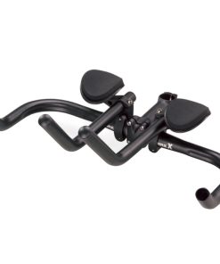 Prolongateur de Cintre Guidon Contre La Montre 31,8-25,8 Alu Noir Mat Position Haute Avec Repose Bras 475Grs