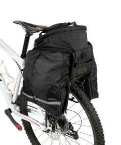 Sacoche Arriere Velo A Pont Zefal Z Traveler 80 Universel 32L Polyester Waterproof Noir (32X23X21,5Cm)
