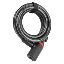 Antivol Velo Spiral A Cle Zefal K-Traz C9 Haute Securite Diam 15 mm L 1,80M (Livre Avec 3 Cles) -Reproduction Des Cles Possibles - La Cle Reste Sur L'Antivol Si Il Est Ouvert