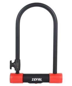 Antivol Velo U Zefal K-Traz U13 A Cle 115 X 230 mm D 13 mm Avec Support Clip - Reproduction Des Cles Possibles - Sold Secure Niveau Silver - Homologue Fub 1 Etoile