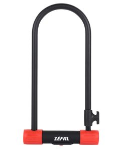 Antivol Velo U Zefal K-Traz U13L A Cle 115 X 292 mm D 13 mm Avec Support Clip - Reproduction Des Cles Possibles - Sold Secure Niveau Silver - Homologue Fub 1 Etoile