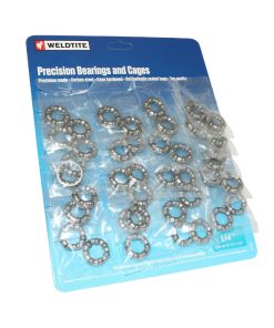 Cage A Bille 6,350 (1-4) Moyeu Arriere Weldtite (Carte de 20 Paires)