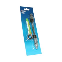 Axe de Roue VTT Arriere Plein Chrome Weldtite D 9.5 X 175mm Avec Graisse et Cage A Billes