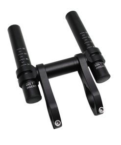 Prolongateur de Cintre Guidon Contre La Montre 31,8-25,8 Alu Noir Mat Style Mini-Sub8 280G (Paire)