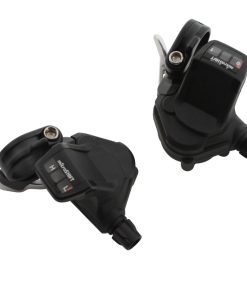 Manette Route Gravity Pour Cintre Guidon Plat 9V. Push-Pull Compatible Shimano Double-Triple (Paire)