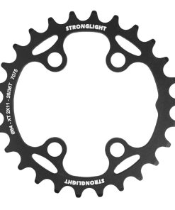 Plateau VTT 4 Branches D.64 Pour Shimano Xt M8000-Slx M7000 Double Stronglight 26 Dents Interieur Noir 11V. Non Filete
