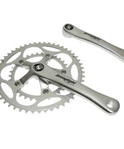 Pedalier Route Stronglight 9-10V. Impact Argent 172.5mm 50-34 Compatible 8V. (Axe Carre 107mm)