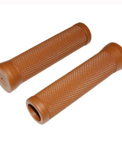 Poignee City Newton Caochoc Marron D22mm L120mm (Paire) Style Vintage