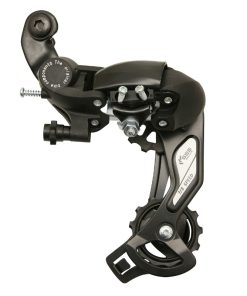Derailleur VTT Arriere Gravity 8V. Eight Chape Longue Noir (Compatible Shimano Jusqu'A 30 Dents) (Offre Speciale)