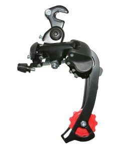 Derailleur VTT Arriere Gravity 8-7V. Tz Chape Longue Noir Avec Patte (Compatible Shimano Jusqu'A 30 Dents)