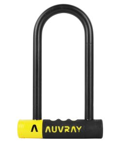 Antivol Velo U Auvray Alarm 90 X 210 Noir Diam 14 mm A Cle Avec Alarme Sonore Niveau Securite 7-10 - Homologue Fub 1 Etoile
