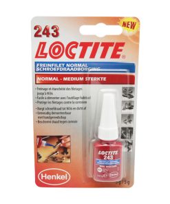 Frein Filet Normal Loctite 243 A Resistance Moyenne (Flacon 5 ml Sous Blister)