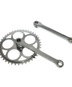 Pedalier City XBIKE Acier Chrome à Clavette 165Mm Plateau 46D. Chaine 3.30