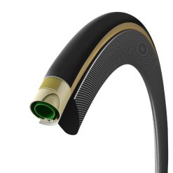 Boyau Piste 700 X 23 Vittoria Pista Speed Graphene Noir Flancs Miel 200G (Utilisation Exclusive Piste)