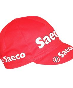 Casquette Velo Equipe Vintage Saeco Rouge