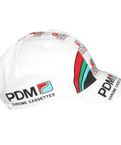 Casquette Velo Equipe Vintage Pdm Blanc