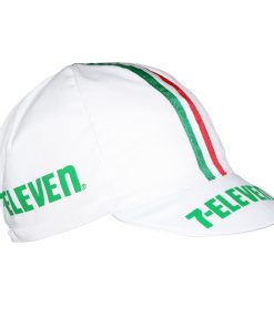 Casquette Velo Equipe Vintage 7-Eleven Blanc