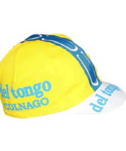 Casquette Velo Equipe Vintage Del Tongo Jaune