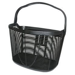 Panier Avant Plastique Klickfix Lamello 18L Noir (39X28X28Cm) - Vendu Sans Fixation