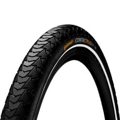 Pneu VTT Urbain - Vae 26 X 1.75 Continental Contact Plus Noir Flanc Reflex TR (47-559) Renfort 5mm Homologue Vae E50