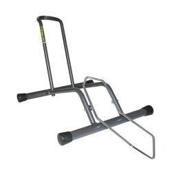 Presentoir-Support 1 Velo Officine Parolin Stabilus Fixation Roue Avant Ou Arriere Compatible 26"-27.5"-29"-700C Gris - En Boite -Gist-