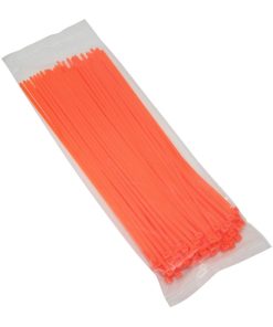 Collier de Serrage Nylon Type Rilsan 3,6X250mm Orange Fluo (Vendu Par 100) -Gravity-