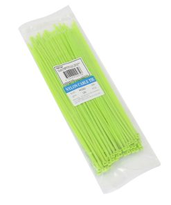 Collier de Serrage Nylon Type Rilsan 3,6X250mm Vert Fluo (Vendu Par 100) -Gravity-