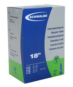Chambre a Air Velo 450 X 35A - 18" Schwalbe Valve Standard Tout Alu (40-355 À 37-400) (Av5)