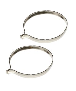 Pince Pantalon Gravity Acier Chrome (Paire)