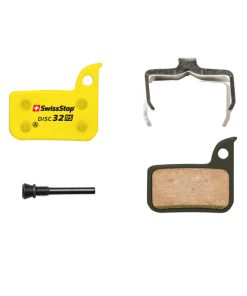 Plaquette de Frein Route - VTT SRAM Force, Red, Rival, Apex Hrd et Ultimate (Swissstop Organic Silence - Disc 32Rs) (Paire Sur Carte)
