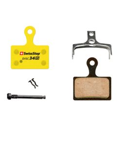 Plaquette de Frein Route Shimano Dura-Ace R9170, Ultegra R8070, Tiagra R4770, Rs805, Rs505, Rs405, Rs305, Tektro R310 (Swissstop Organic Silence - Disc 34Rs) (Paire Sur Carte)