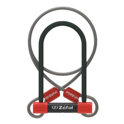Antivol Velo U Zefal K-Traz U13 A Cle 115 X 230 mm D 13 mm Avec Cable 1.2M Avec Support Clip - Reproduction Des Cles Possibles - Sold Secure Niveau Silver - Homologue Fub 1 Etoile