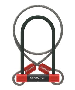 Antivol Velo U Zefal K-Traz U13 A Cle 115 X 230 mm D 13 mm Avec Cable 1.2M Avec Support Clip - Reproduction Des Cles Possibles - Sold Secure Niveau Silver - Homologue Fub 1 Etoile