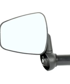 Retroviseur Vélo Gauche Zefal Dooback2 Rabattable Fixation Extremite Cintre Guidon (Miroir 16x22 Cm)