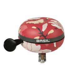 Sonnette Timbre Basil Magnolia Poppy Rouge Diam 80mm (Vendu A L'Unite) Fixation 22,2-25,4mm