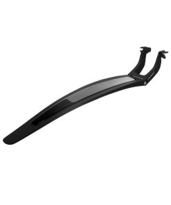 Garde Boue VTT Ar 16'' À 29" Polisport S-Mud Noir (Sur Rail de Selle) Longueur 350mm
