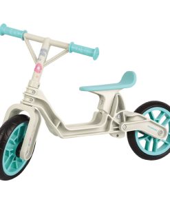 Velo Draisienne 12" Polisport Fille Blanc-Bleu Clair