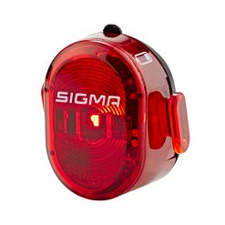 Eclairage Velo Usb Arriere Sur Tige de Selle Sigma Nugget Ii Flash (Autonomie 5H Mode Normal et 8H Mode Flash) Noir