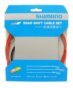 Transmission Derailleur Shimano Rouge-Cable Optislik (Kit Transmission 2Cables-2 Gaines)