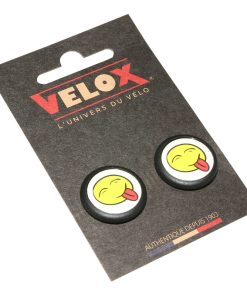 Bouchon de Cintre Guidon Route Velox Doming Tire La Langue (Sur Carte Par 2)